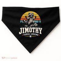 Jimothy Raccoon Seattle Feral Legend Meme USA-Made Doggie Bandana thumb 0