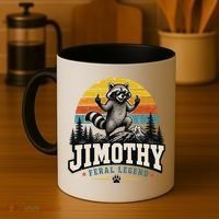 Jimothy Raccoon Seattle Feral Legend Meme Coffee Mug thumb 4