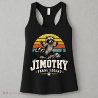 Jimothy Raccoon Seattle Feral Legend Meme Women's Tank Top thumb 3