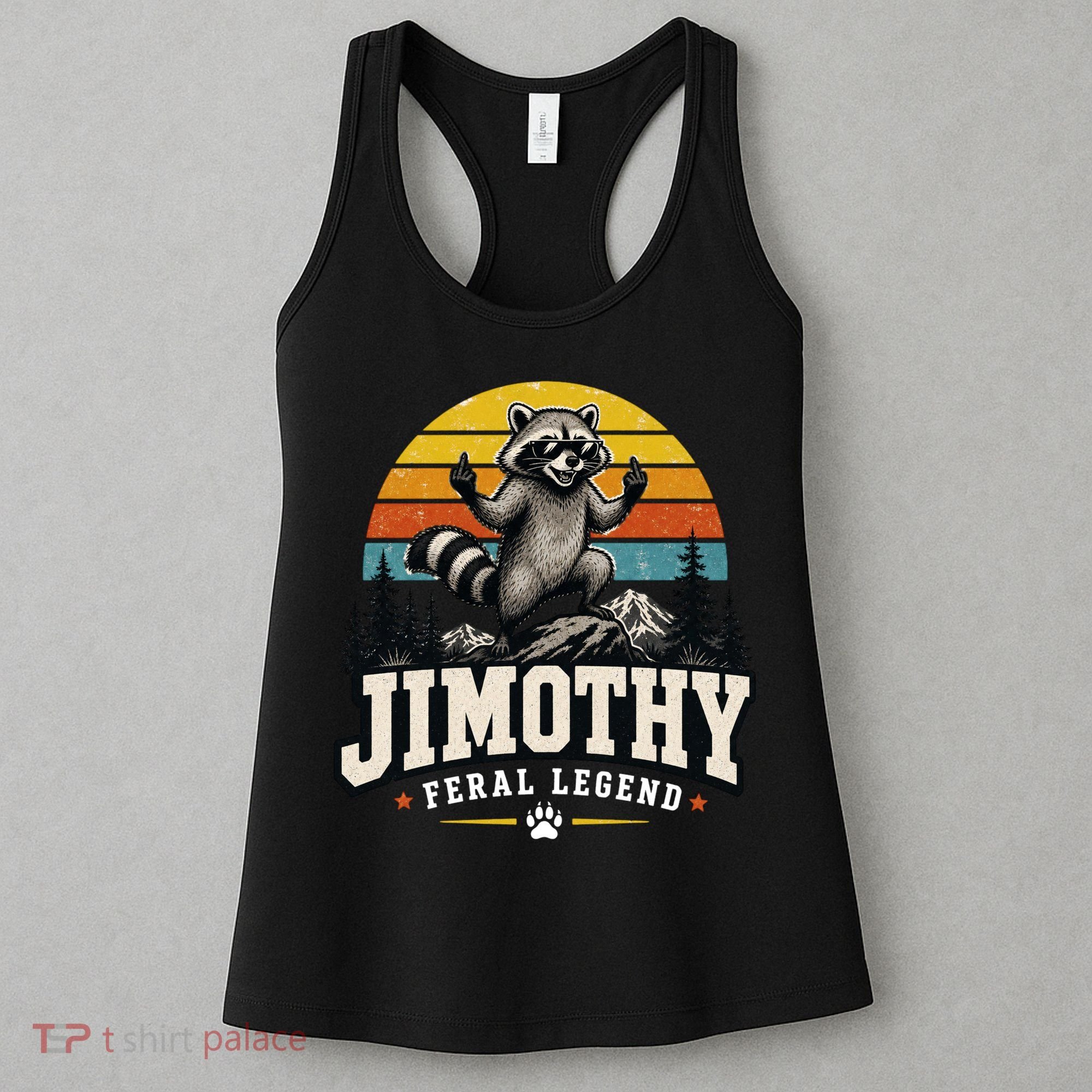 Jimothy Raccoon Seattle Feral Legend Meme Women's Tank Top