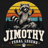 Jimothy Raccoon Seattle Feral Legend Meme Women's Tank Top thumb 5
