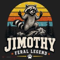 Jimothy Raccoon Seattle Feral Legend Meme Hat thumb 2