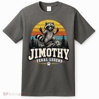Jimothy Raccoon Seattle Feral Legend Meme T-Shirt thumb 0