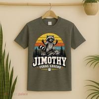 Jimothy Raccoon Seattle Feral Legend Meme T-Shirt thumb 2