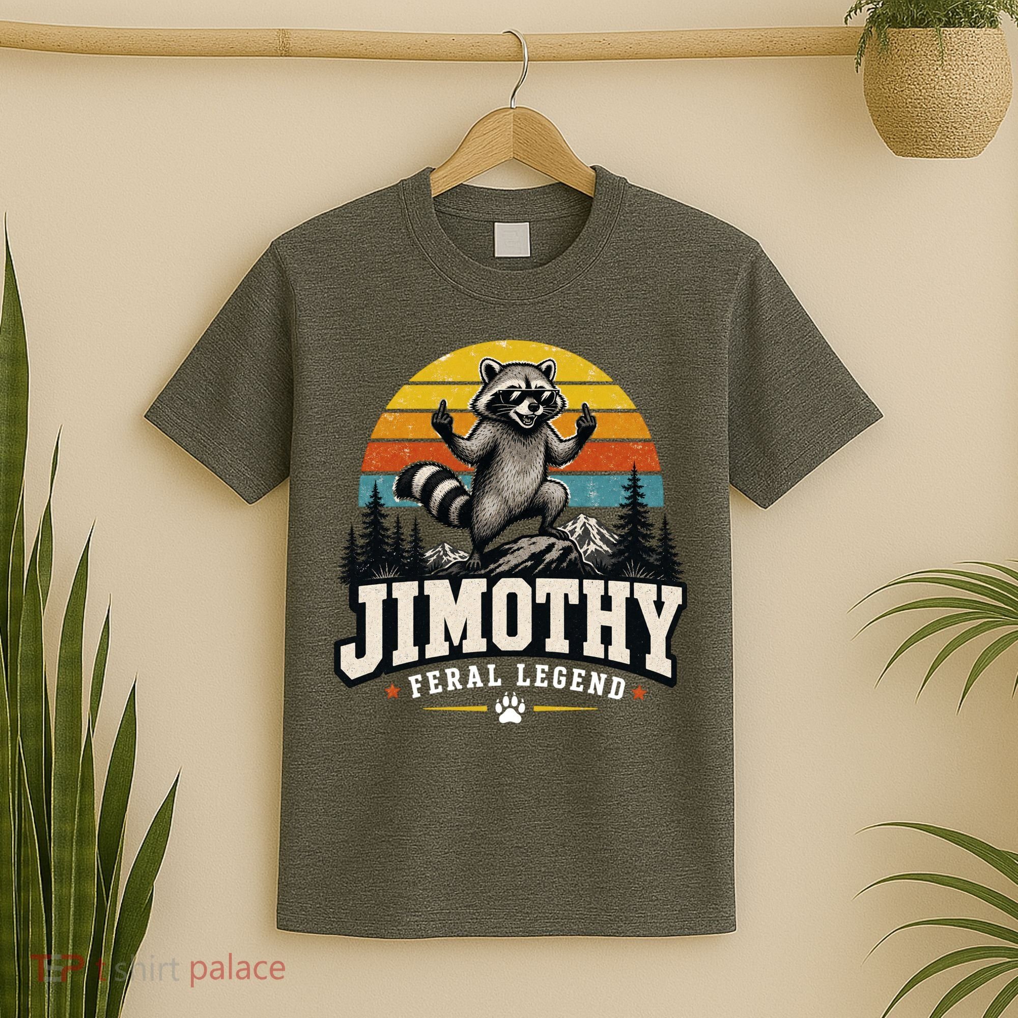 Jimothy Raccoon Seattle Feral Legend Meme T-Shirt