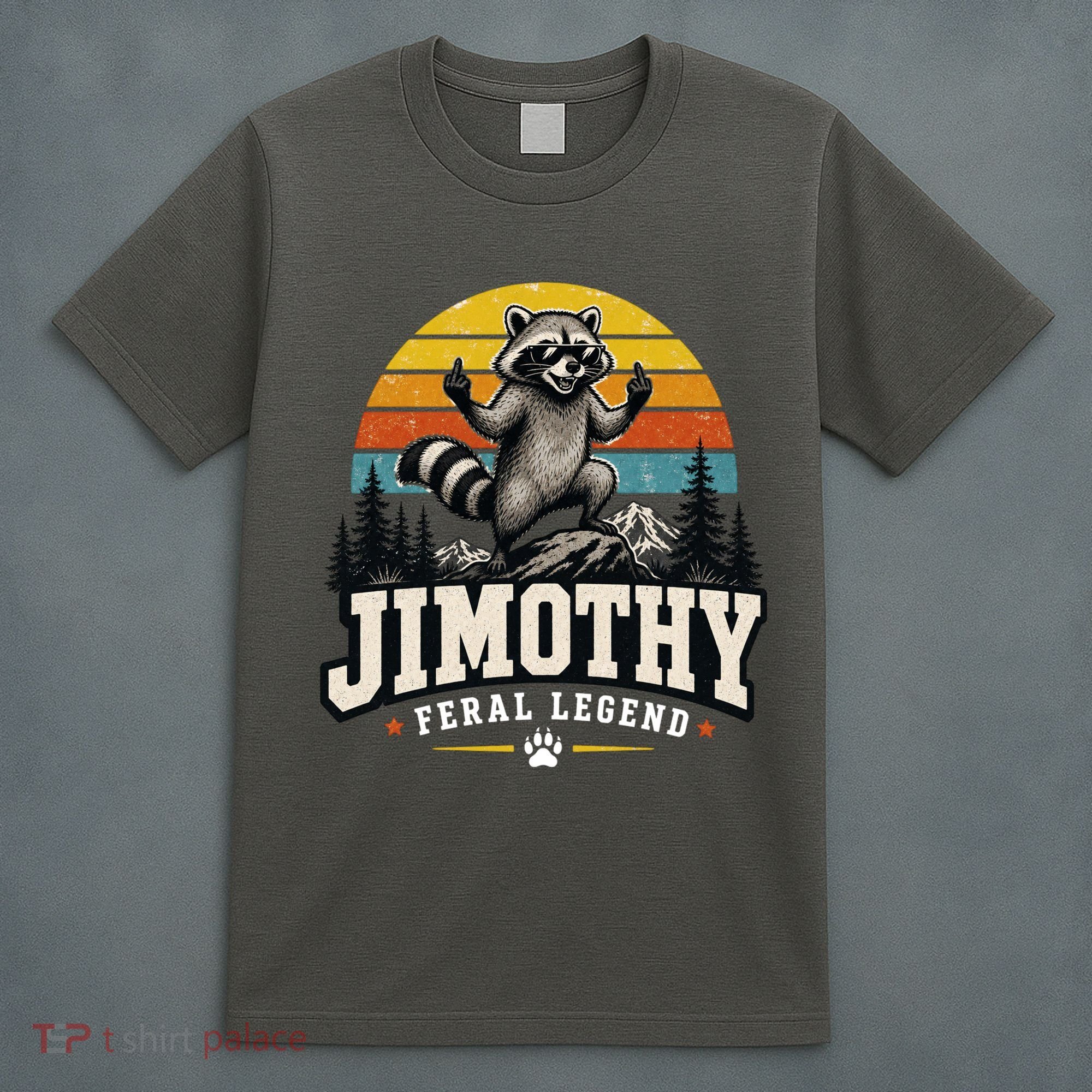 Jimothy Raccoon Seattle Feral Legend Meme T-Shirt