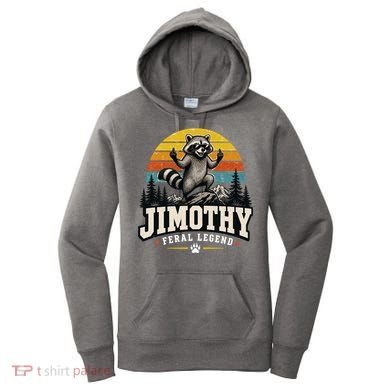 Jimothy Raccoon Seattle Feral Legend Meme Women's Hoodie