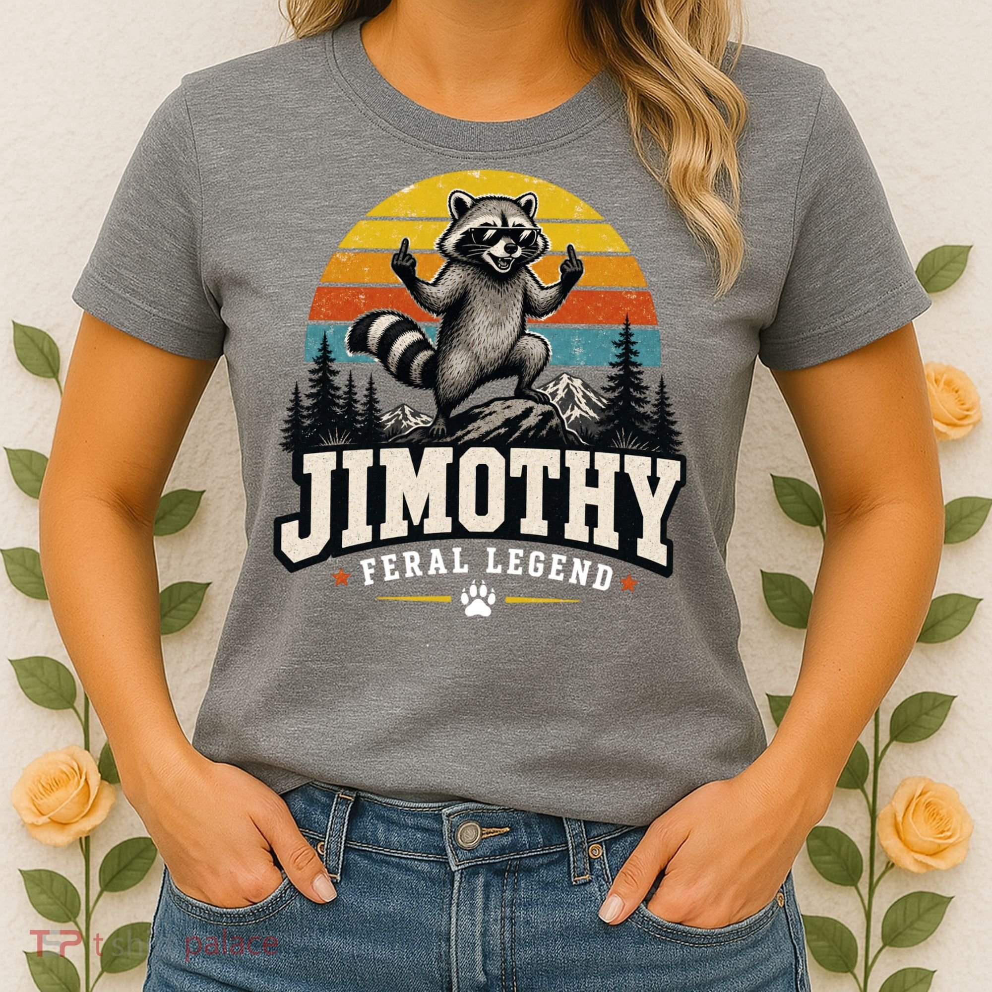 Jimothy Raccoon Seattle Feral Legend Meme Women's T-Shirt