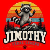 Jimothy Raccoon Seattle Feral Legend Meme Santa Hat thumb 1