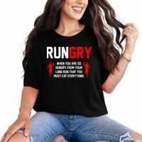 Just Run Tee XC Runner Cross Country Runners Training Comfort Colors T-Shirt thumb 0