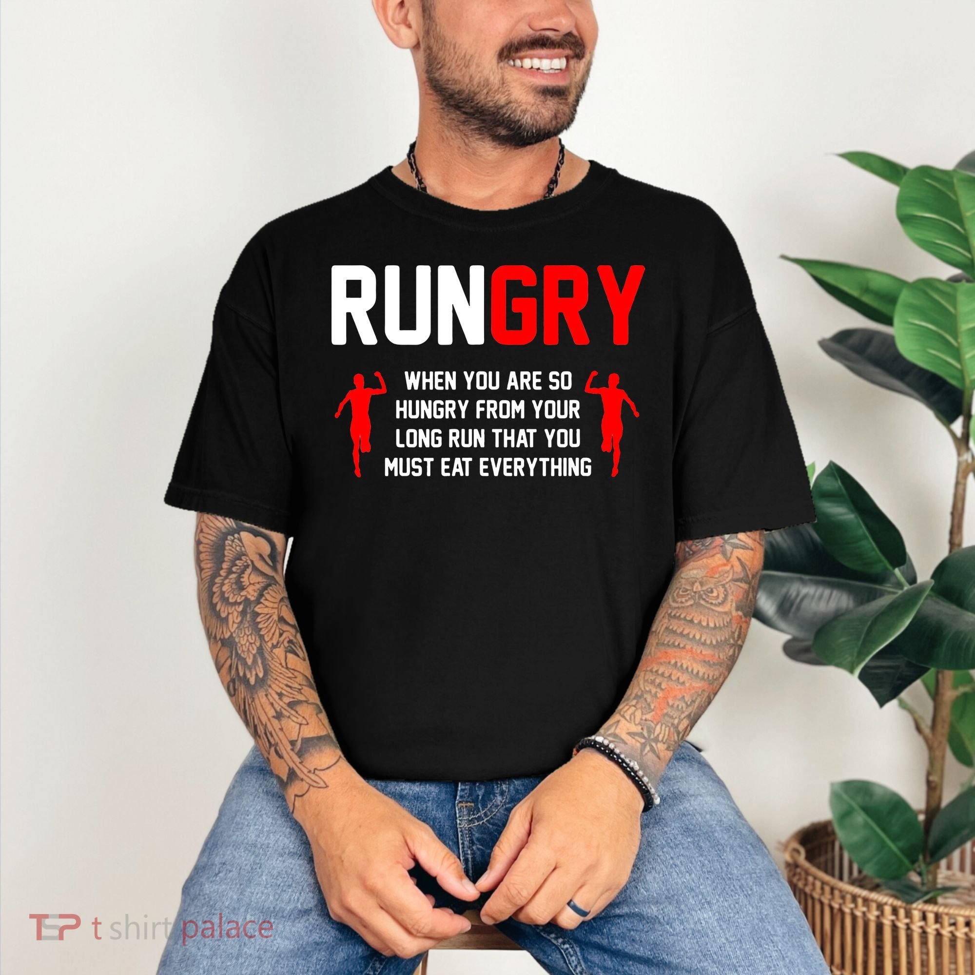 Just Run Tee XC Runner Cross Country Runners Training Comfort Colors T-Shirt