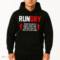 Just Run Tee XC Runner Cross Country Runners Training Hoodie thumb 2