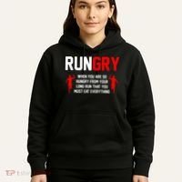 Just Run Tee XC Runner Cross Country Runners Training Hoodie thumb 5