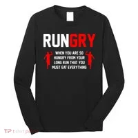 Just Run Tee XC Runner Cross Country Runners Training Long Sleeve Shirt thumb 0