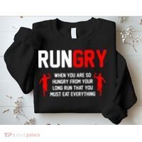 Just Run Tee XC Runner Cross Country Runners Training Sweatshirt thumb 2