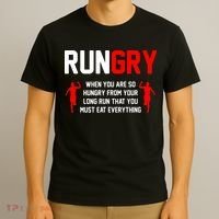 Just Run Tee XC Runner Cross Country Runners Training T-Shirt thumb 3