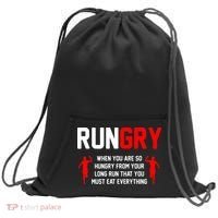 Just Run Tee XC Runner Cross Country Runners Training Sweatshirt Cinch Pack Bag thumb 0