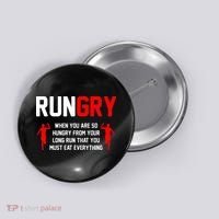 Just Run Tee XC Runner Cross Country Runners Training Button thumb 0