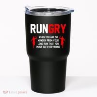 Just Run Tee XC Runner Cross Country Runners Training Tumbler thumb 0