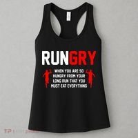 Just Run Tee XC Runner Cross Country Runners Training Women's Tank Top thumb 3