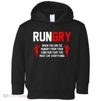 Just Run Tee XC Runner Cross Country Runners Training Toddler Hoodie thumb 0