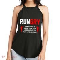 Just Run Tee XC Runner Cross Country Runners Training Women's Perfect Tri Rocker Tank thumb 2