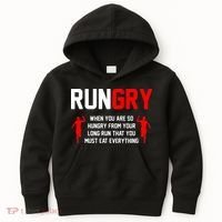 Just Run Tee XC Runner Cross Country Runners Training Kids Hoodie thumb 0