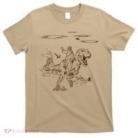 Jesus Riding TRex Dinosaur T-Shirt thumb 0