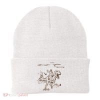 Jesus Riding TRex Dinosaur Beanie thumb 0