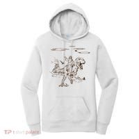 Jesus Riding TRex Dinosaur Women's Hoodie thumb 0