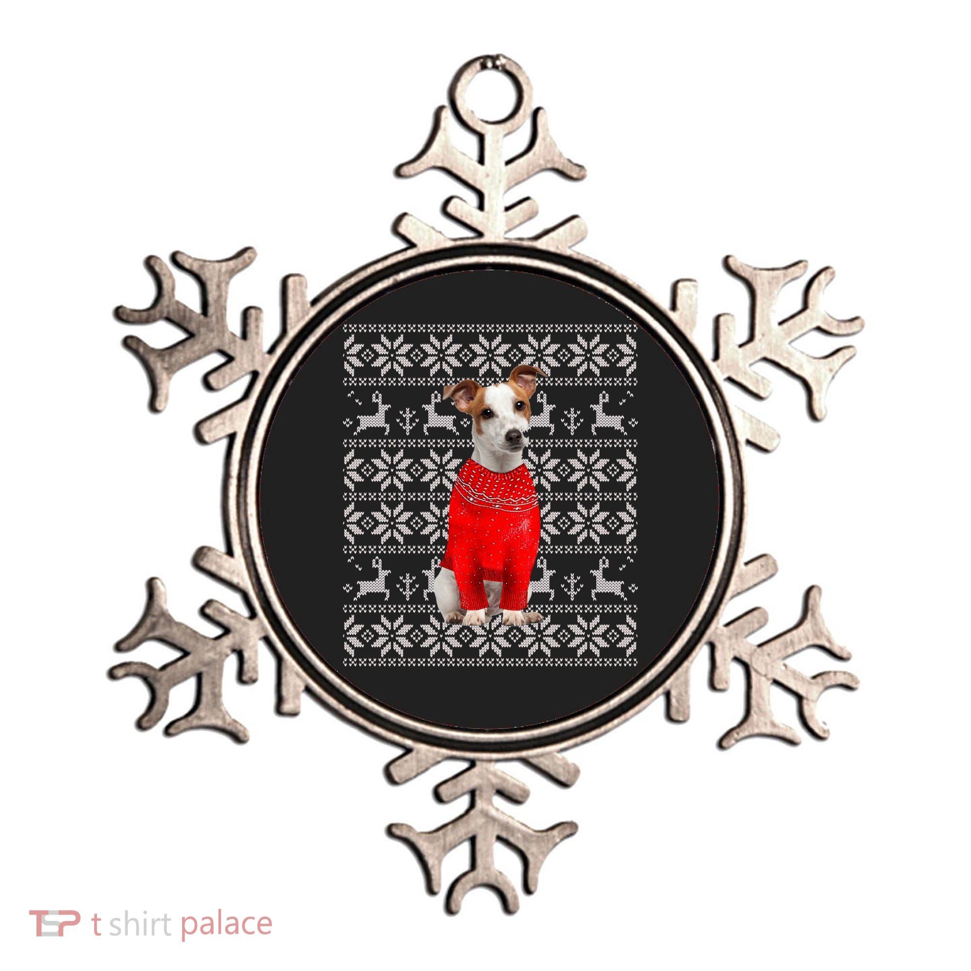 Jack Russell Terrier Ugly Sweater Christmas Meaningful Gift Funny Dog Gift Ornament