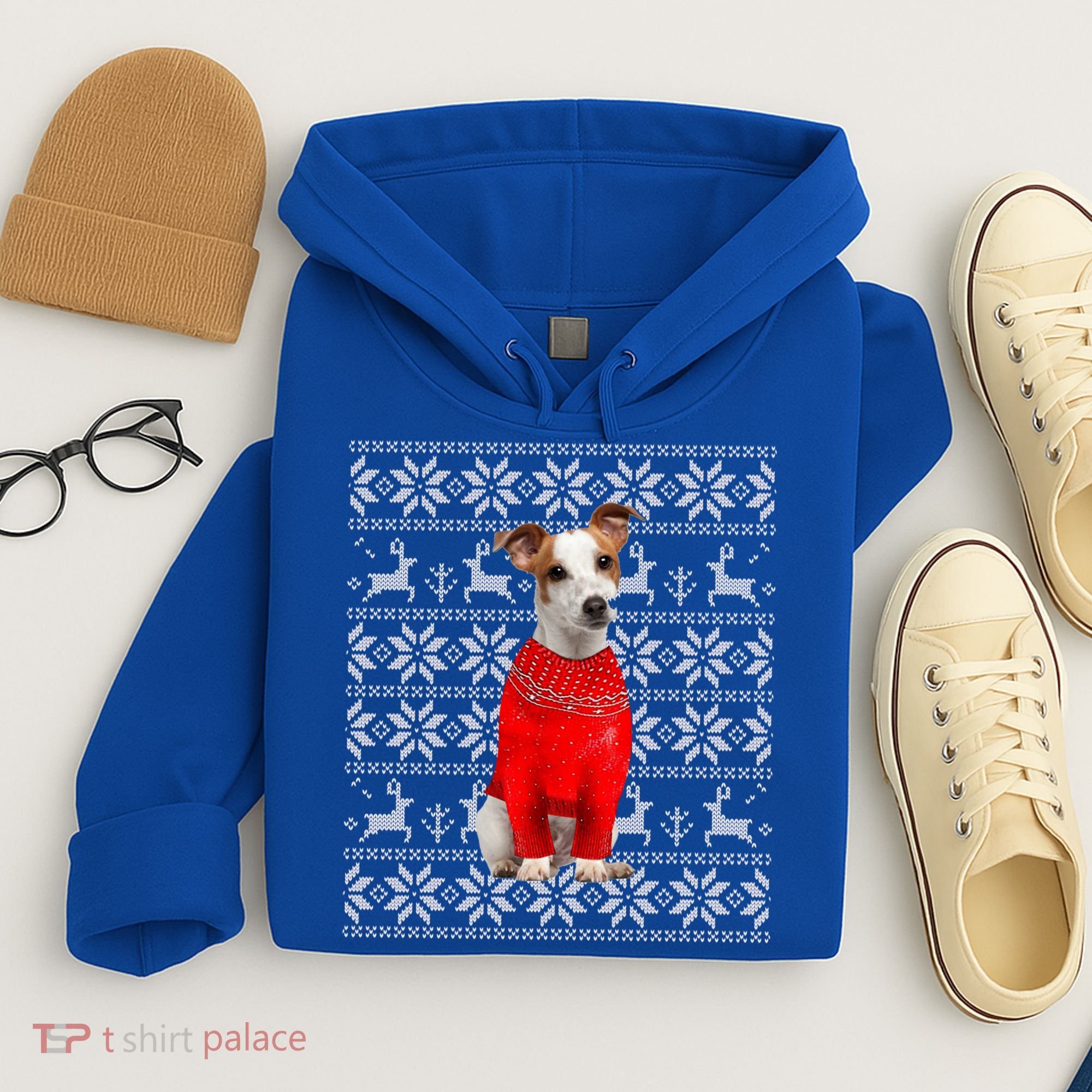 Jack Russell Terrier Ugly Sweater Christmas Meaningful Gift Funny Dog Gift Hoodie