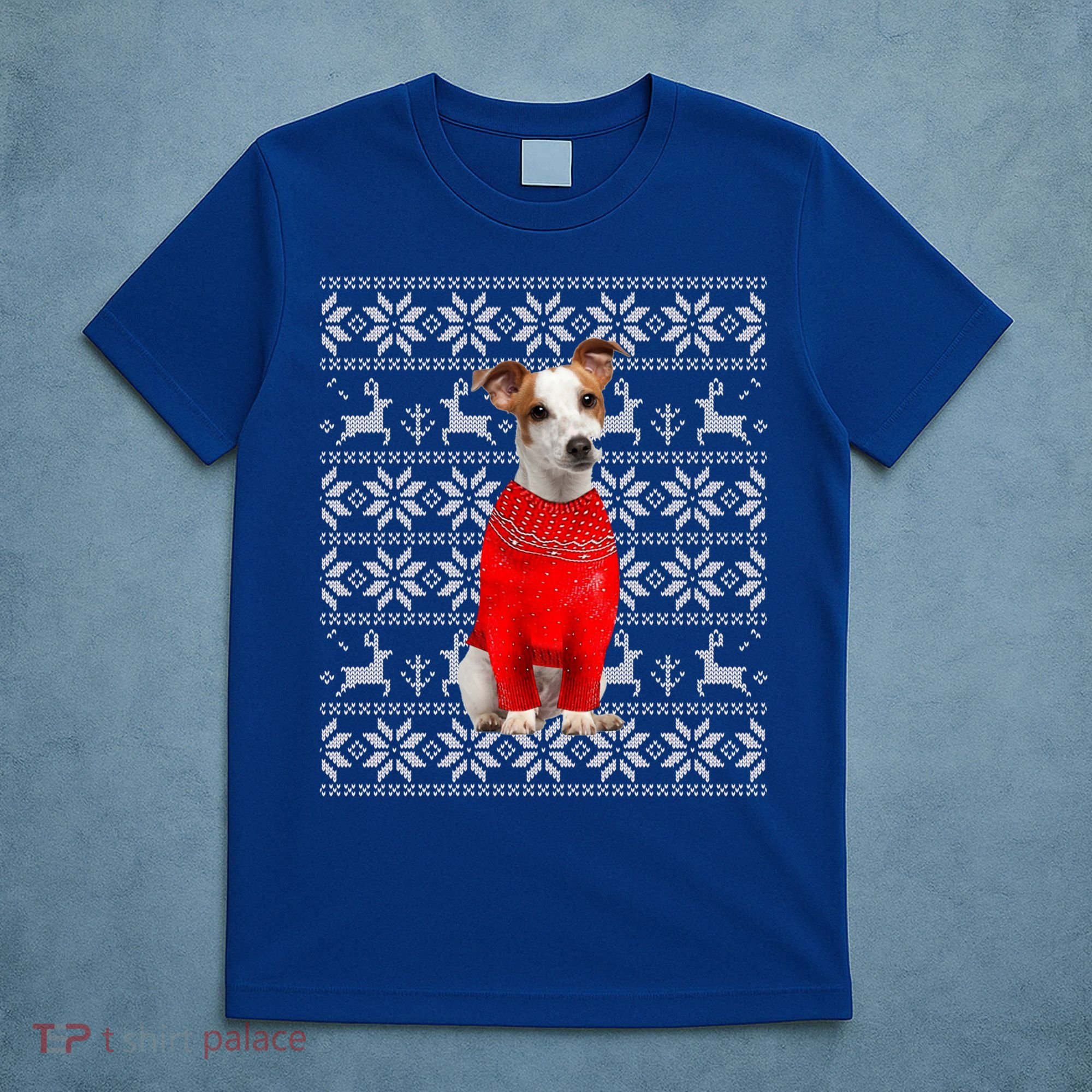 Jack Russell Terrier Ugly Sweater Christmas Meaningful Gift Funny Dog Gift T-Shirt