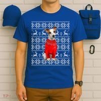Jack Russell Terrier Ugly Sweater Christmas Meaningful Gift Funny Dog Gift T-Shirt thumb 6