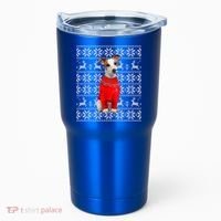 Jack Russell Terrier Ugly Sweater Christmas Meaningful Gift Funny Dog Gift Tumbler thumb 0