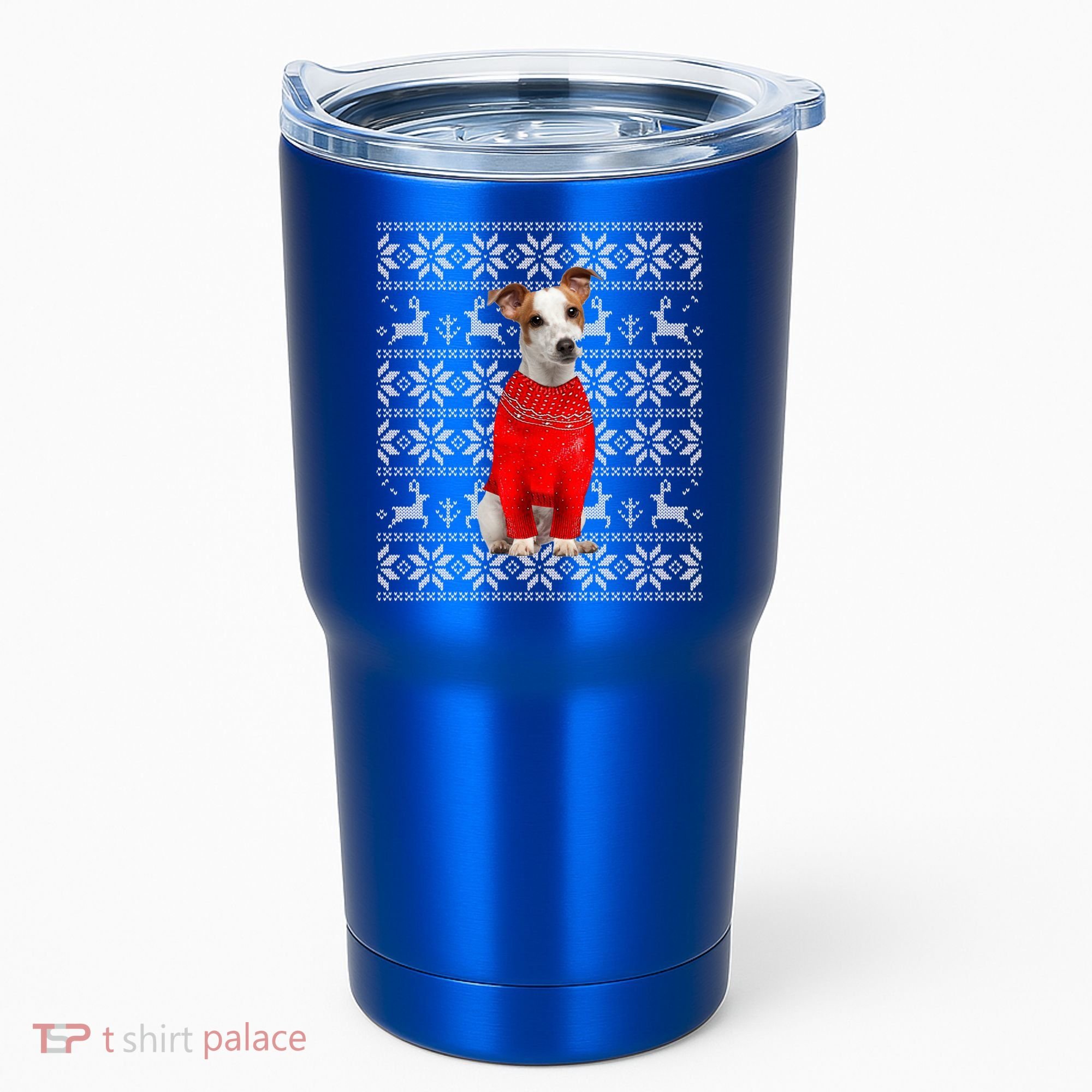 Jack Russell Terrier Ugly Sweater Christmas Meaningful Gift Funny Dog Gift Tumbler