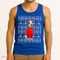 Jack Russell Terrier Ugly Sweater Christmas Meaningful Gift Funny Dog Gift Tank Top thumb 3