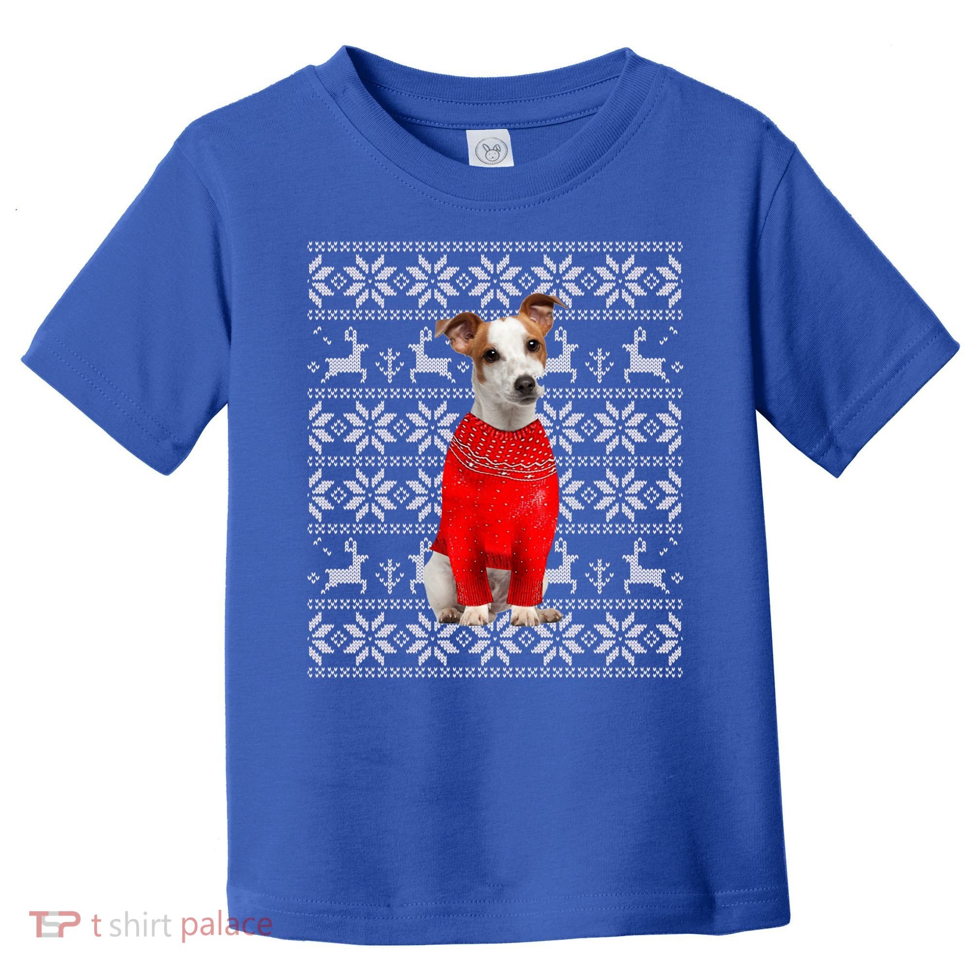 Jack Russell Terrier Ugly Sweater Christmas Meaningful Gift Funny Dog Gift Toddler T-Shirt