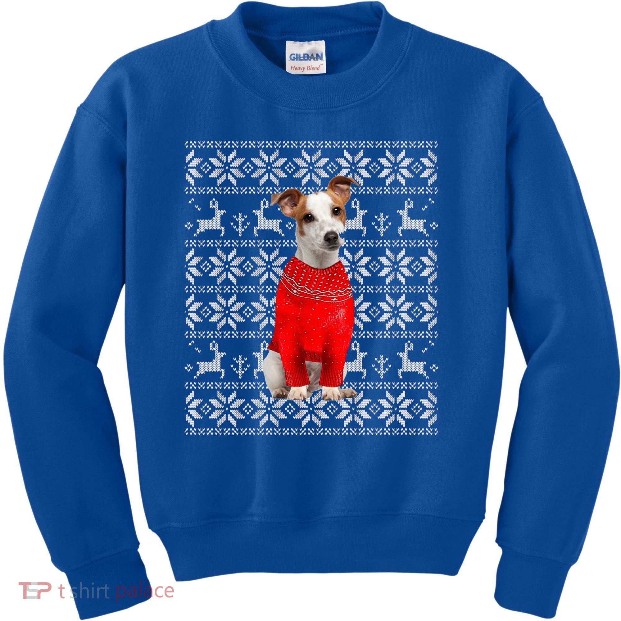 Jack Russell Terrier Ugly Sweater Christmas Meaningful Gift Funny Dog Gift Kids Sweatshirt