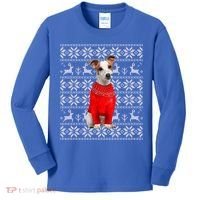 Jack Russell Terrier Ugly Sweater Christmas Meaningful Gift Funny Dog Gift Kids Long Sleeve Shirt thumb 0