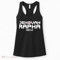 Jehovah Rapha The God Who Heals Exodus 1526 Christian Women's Tank Top thumb 0