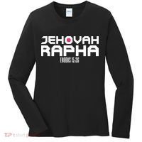 Jehovah Rapha The God Who Heals Exodus 1526 Christian Women's Long Sleeve Shirt thumb 0