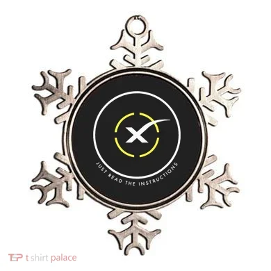 Just Read The Instructions Space Drone Ship With White X Ornament