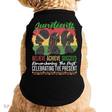 Junenth Remembering The Past Celebrating The Present Doggie Tank