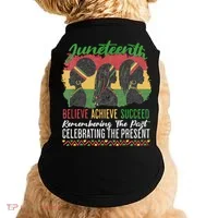 Junenth Remembering The Past Celebrating The Present Doggie Tank thumb 0