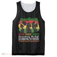 Junenth Remembering The Past Celebrating The Present Mesh Reversible Basketball Jersey Tank thumb 0