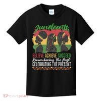Junenth Remembering The Past Celebrating The Present Kids T-Shirt thumb 0