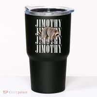Jimothy Raccoon Viral Meme Funny Trendy Tumbler thumb 0