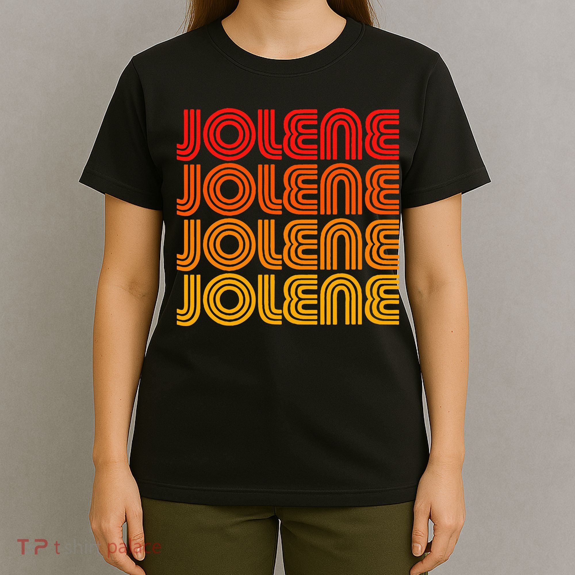 Jolene Retro Vintage 70s 80s Song Style Country Music Name T-Shirt