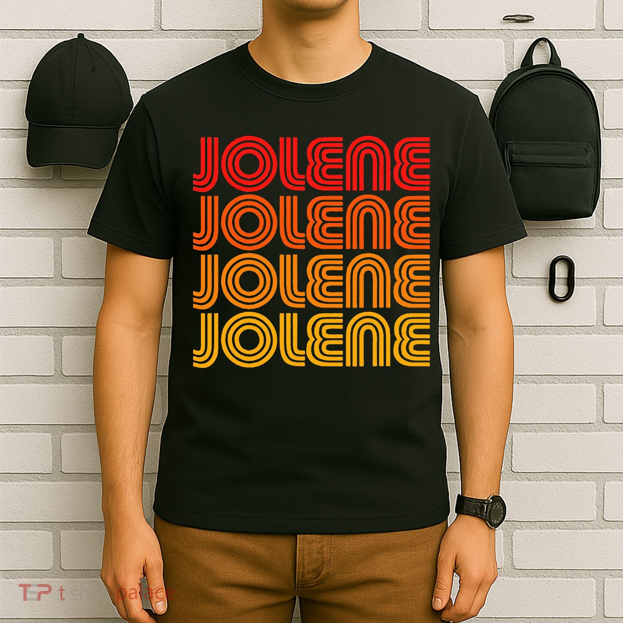 Jolene Retro Vintage 70s 80s Song Style Country Music Name T-Shirt